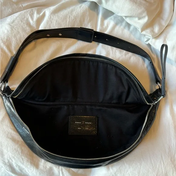 Proenza Schouler Stanton Sling Crinkled Leather Shoulder Bag - Picture 3 of 8